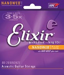 Elixir 11002 Extra Light 80/20 Bronze with NANOWEB Coating Acoustic Guitar String Set