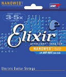 Elixir 12002 Super Light Nickel Plated Steel with NANOWEB Coating Electric Guitar String Set