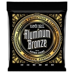 Ernie Ball Extra Light Aluminum Bronze Acoustic Guitar Strings - 10-50 Gauge