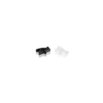 Countryman E6CLIPB1 Collar Cable Clips Pair 1Black/1White