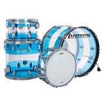 Ludwig Vistalite 50th Anniversary Fab 3pc Shell Kit; LC94233LXEWC