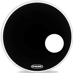 Evans BD22RB 22" EQ3 Resonant Bass Drum Head Black