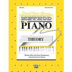 David Carr Glover Method for Piano. Theory Book Pre-Reading; AL00FDL01000