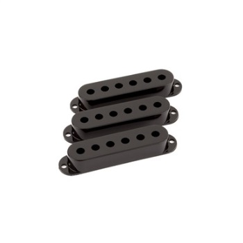 Fender Stratocaster Pickup Covers, Black