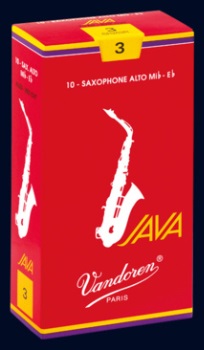 Vandoren Alto Saxophone Java Red Reed; 10 Box