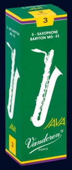 Vandoren Java Baritone Saxophone Reeds: 5 Box