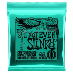 Ernie Ball Not Even Slinky Nickel Wound Electric Guitar Strings - 12-56 Gauge