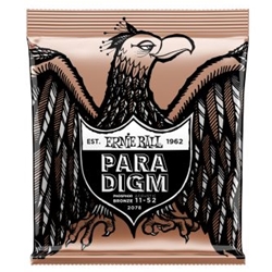 Ernie Ball Paradigm Light Phosphor Bronze Acoustic Guitar Strings - 11-52 Gauge