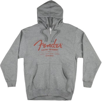 Fender Electric Instruments Men's Zip Hoodie; 9129001506