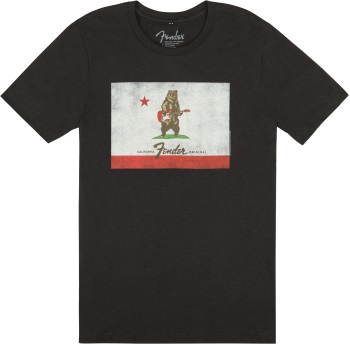 Fender Bear Flag T-Shirt; 9113013506