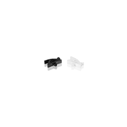 Countryman E6CLIPB1 Collar Cable Clips Pair 1Black/1White