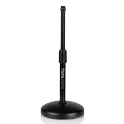 Gator Roundbase Desktop Mic Stand; GFW-MIC-0501