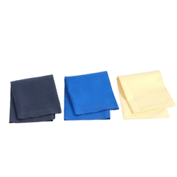 MusicNomad Super Soft Edgeless Microfiber Suede Polishing Cloth - 3 pack ; MN203