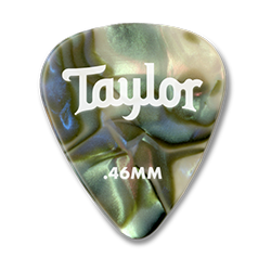 Taylor Celluloid 351 Abalone Pick -6 pack -